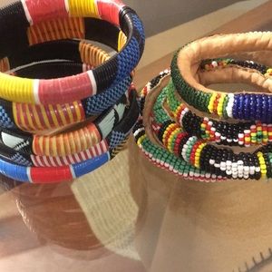 African beaded bracelets